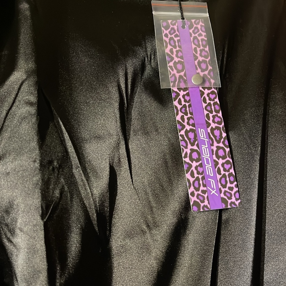 NWT silky black blouse 12 - Picture 8 of 8